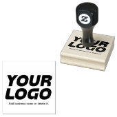 Uw Zakelijke Logo Custom Rubber Stempel (Gestempeld)