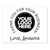 Uw zakelijke Logo Dank u Rubberstempel (Afrduk)