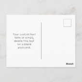 Uw zakelijke Logo & eenvoudige bewerkbare tekst Briefkaart (Achterkant)