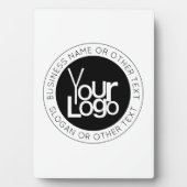 Uw zakelijke Logo & eenvoudige bewerkbare tekst Fotoplaat (voorkant)