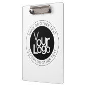 Uw zakelijke Logo & eenvoudige bewerkbare tekst Klembord (Links)