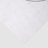 Uw zakelijke Logo & eenvoudige bewerkbare tekst Tissuepapier (Detail)