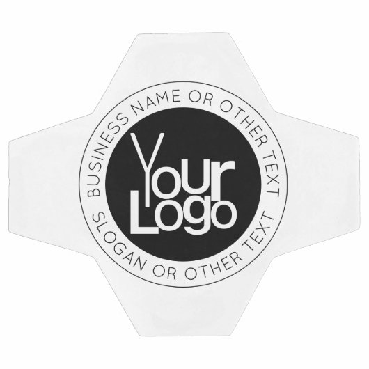 Uw zakelijke Logo & eenvoudige bewerkbare tekst Voetbal (Enkel)