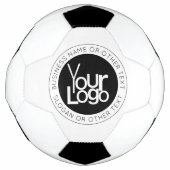 Uw zakelijke Logo & eenvoudige bewerkbare tekst Voetbal (Voorkant)