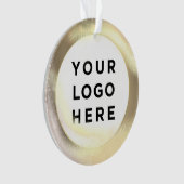 Uw zakelijke Logo - Eigen Kerstmis Ornament (voorkant)
