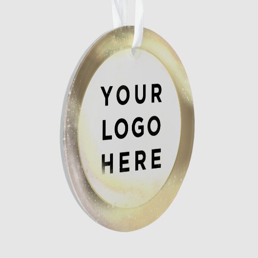 Uw zakelijke Logo - Eigen Kerstmis Ornament (voorkant)