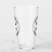 Uw zakelijke Logo en aangepaste tekst Glass Gift Glas (Rechts)