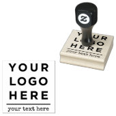 Uw zakelijke Logo en aangepaste tekst Rubberstempel (Gestempeld)