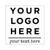 Uw zakelijke Logo en aangepaste tekst Rubberstempel (Afrduk)