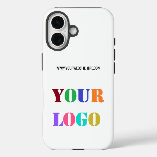 Uw zakelijke Logo en aangepaste tekst Sjabloon Case-Mate iPhone Case (Achterkant)