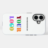 Uw zakelijke Logo en aangepaste tekst Sjabloon Case-Mate iPhone Case (Achterkant (horizontaal))