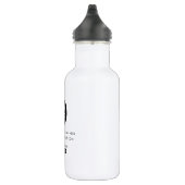 Uw zakelijke Logo en aangepaste tekst Waterfles (Rechts)