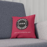 Uw zakelijke Logo en bedrijfswebsite Kussen<br><div class="desc">Logo Voeg uw bedrijfsidentiteit en merkidentiteit toe aan dit kussen, evenals uw webadres of slogan door op de knop "Personaliseren" hierboven te klikken. Deze merkwaardige kussens kunnen uw bedrijf adverteren als werknemers ze gebruiken en verdubbelen als een bedrijfszwaai. Verkrijgbaar in andere kleuren en maten. Geen minimale bestelhoeveelheid en geen installatiekosten....</div>
