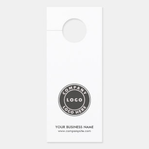 Uw zakelijke Logo en bedrijfswebsite op maat Deurhanger