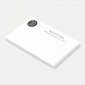 Uw zakelijke Logo en bedrijfswebsite Promotioneel Post-it® Notes (Schuin)