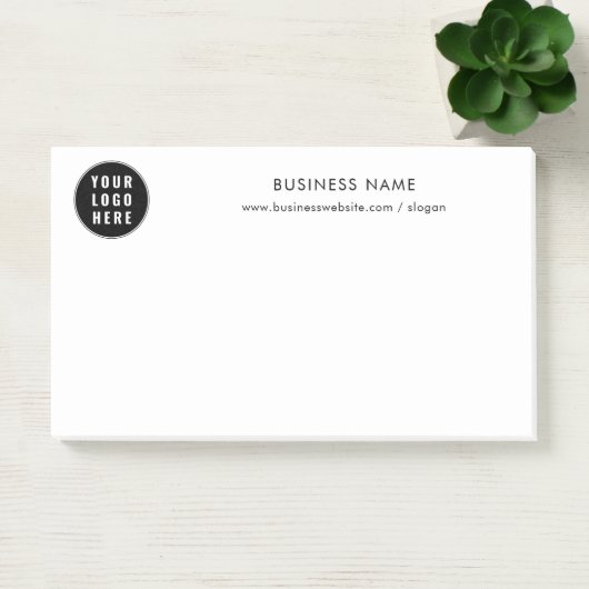 Uw zakelijke Logo en bedrijfswebsite Promotioneel Post-it® Notes (Kantoor)