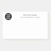 Uw zakelijke Logo en bedrijfswebsite Promotioneel Post-it® Notes (Voorkant)