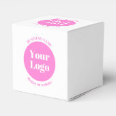 Uw zakelijke Logo en bewerkbare tekst Sjabloon | R Bedankdoosjes (Achterkant)