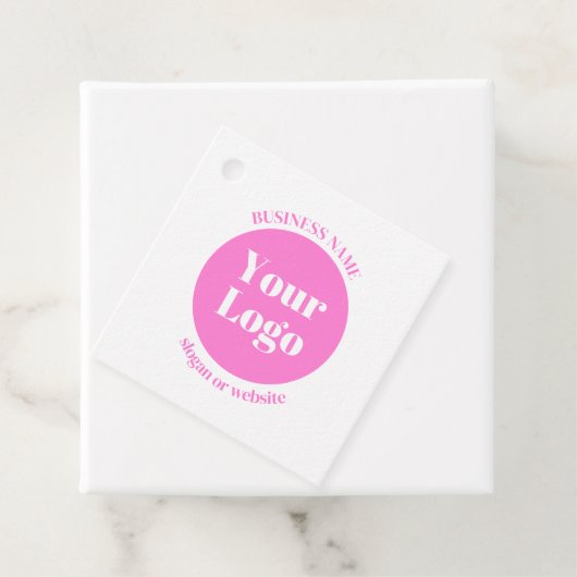 Uw zakelijke Logo en bewerkbare tekst Sjabloon | R Bedankjes Labels (In situ)