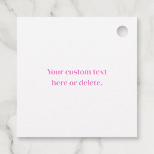 Uw zakelijke Logo en bewerkbare tekst Sjabloon | R Bedankjes Labels (Achterkant)