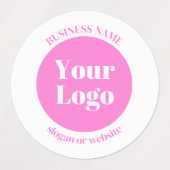 Uw zakelijke Logo en bewerkbare tekst Sjabloon | R Labels (Design 1)