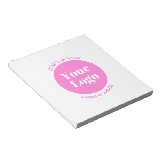 Uw zakelijke Logo en bewerkbare tekst Sjabloon | R Notitieblok (Schuin)