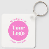 Uw zakelijke Logo en bewerkbare tekst Sjabloon | R Sleutelhanger (Achterkant)