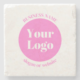 Uw zakelijke Logo en bewerkbare tekst Sjabloon | R Stenen Onderzetter