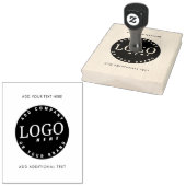 Uw zakelijke Logo en collega-Kantoor Rubberstempel (Gestempeld)