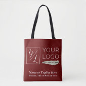 Uw zakelijke Logo en Gepersonaliseerd gegevens Tote Bag (Voorkant)