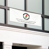 Uw zakelijke Logo en het adres van de bedrijfswebs Spandoek (Buitenkant Gebouw)