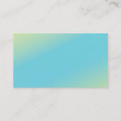 Uw zakelijke Logo en informatie Zachte pasta Visitekaartje (Achterkant)