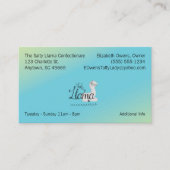 Uw zakelijke Logo en informatie Zachte pasta Visitekaartje (Voorkant)