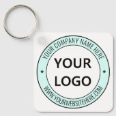 Uw zakelijke Logo en Sleutelhanger voor tekstpromo (Voorkant)