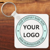 Uw zakelijke Logo en Sleutelhanger voor tekstpromo (Voorkant)