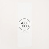 Uw zakelijke Logo en tekst toevoegen Aangepast zwa Yogamat (Voorkant)