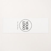 Uw zakelijke Logo en tekst toevoegen Aangepast zwa Yogamat (Voorkant (horizontaal))