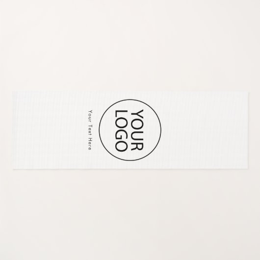 Uw zakelijke Logo en tekst toevoegen Aangepast zwa Yogamat (Voorkant (horizontaal))