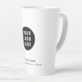 Uw zakelijke Logo en website aangepaste promoties Latte Mok (Rechterhoek)