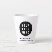 Uw zakelijke Logo en website Bedrijf Promotie Latte Mok (Voorkant)