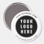 Uw zakelijke Logo en website Custom Marketing Magneet (Voorkant / Achterkant)