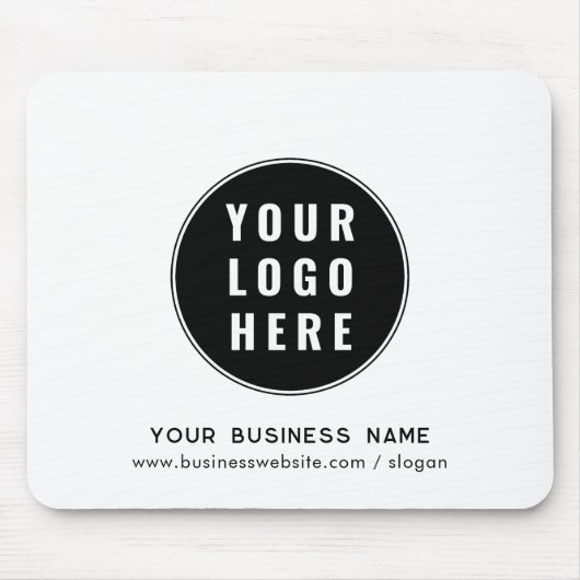 Uw zakelijke Logo en website Custom Marketing Muismat (Voorkant)