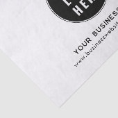 Uw zakelijke Logo en website Custom Marketing Tissuepapier (Detail)