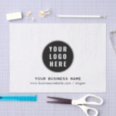 Uw zakelijke Logo en website Custom Marketing Tissuepapier (Craft)