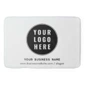 Uw zakelijke Logo en website op maat Badmat (Voorkant)