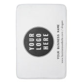 Uw zakelijke Logo en website op maat Badmat (Voorkant Verticaal)