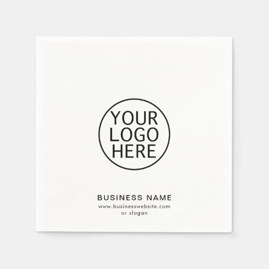 Uw zakelijke Logo en website op maat Servet (Voorkant)