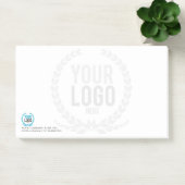 Uw zakelijke Logo Faded achtergrond | AANGEPASTE G Post-it® Notes (Kantoor)