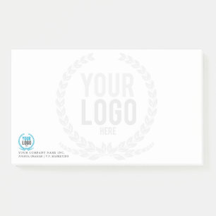 Uw zakelijke Logo Faded achtergrond AANGEPASTE G Post-it® Notes