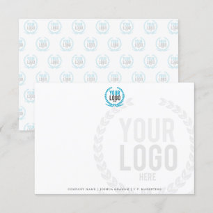 Uw zakelijke Logo Faded Kantoor voor achtergrondve Kaart